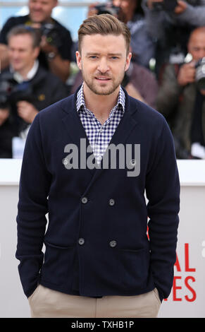 Justin Timberlake kommt an ein Foto für den Film "Inside Llewyn Davis' während die 66. jährliche Internationale Filmfestspiele von Cannes in Cannes, Frankreich am 19. Mai 2013. UPI/David Silpa Stockfoto