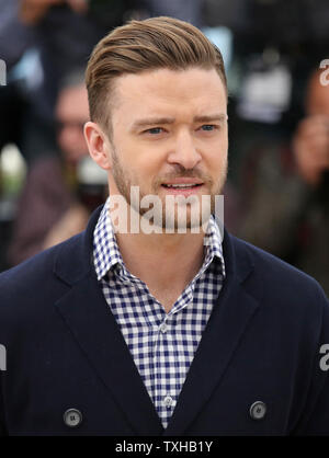 Justin Timberlake kommt an ein Foto für den Film "Inside Llewyn Davis' während die 66. jährliche Internationale Filmfestspiele von Cannes in Cannes, Frankreich am 19. Mai 2013. UPI/David Silpa Stockfoto