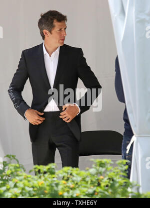 Guillaume Canet kommt an ein Foto für den Film "L'Homme qu'auf aimait Trop (im Namen meiner Tochter) während der 67. jährliche Internationale Filmfestspiele von Cannes in Cannes, Frankreich am 21. Mai 2014. UPI/David Silpa Stockfoto