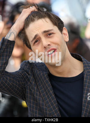 Xavier Dolan ist an einem Fotoshooting für den Film "Juste la fin du monde (Es ist nur das Ende der Welt)", die im Rahmen der 69. Internationalen Filmfestspiele von Cannes in Cannes, Frankreich am 19. Mai 2016. Foto von David Silpa/UPI Stockfoto