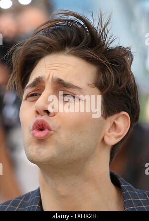 Xavier Dolan ist an einem Fotoshooting für den Film "Juste la fin du monde (Es ist nur das Ende der Welt)", die im Rahmen der 69. Internationalen Filmfestspiele von Cannes in Cannes, Frankreich am 19. Mai 2016. Foto von David Silpa/UPI Stockfoto