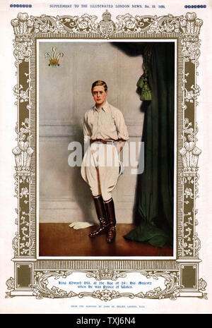 1922 Illustrated London News Startseite Berichterstattung der Prince of Wales (später König Edward VIII.) im Alter von 28. Stockfoto