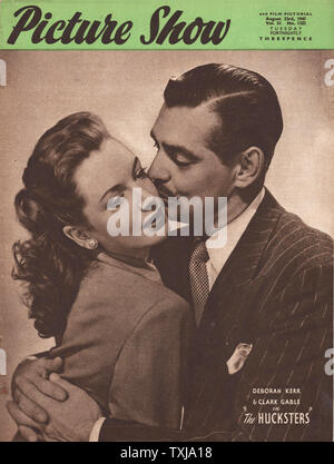 1947 Picture Show Magazin Startseite Deborah Kerr und Clark Gable in die Hausierer Stockfoto