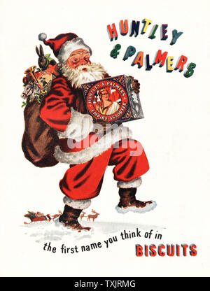 1945 UK Magazin Huntley & Palmers Biscuits Advert Stockfoto
