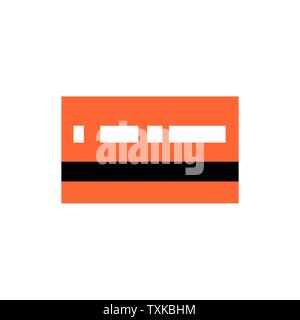 Id-Karte oder Karte Vektor icon. Gefüllte flache Zeichen für mobile Konzept und Webdesign. Stock Vektor