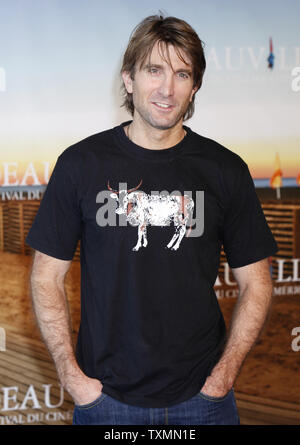 Schauspieler Sharlto Copley kommt an einem Fotoshooting für den Film 'Der G 9", die im Rahmen der 35. Tagung der American Film Festival von Deauville in Deauville, Frankreich Am 6. September 2009. UPI/David Silpa Stockfoto