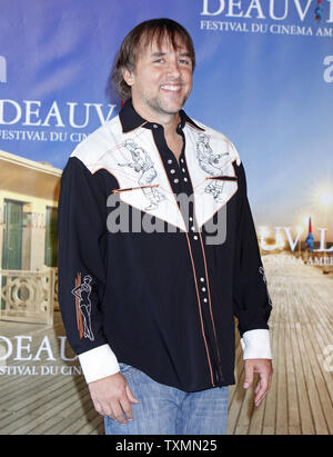 Regisseur Richard Linklater kommt an einem Fotoshooting für den Film 'Me und Orson Wells' während der 35. Tagung der American Film Festival von Deauville in Deauville, Frankreich Am 6. September 2009. UPI/David Silpa Stockfoto