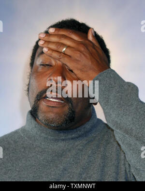 Regisseur Lee Daniels Gesten bei einem Fotoshooting für den Film 'Precious' an der 35th American Film Festival von Deauville in Deauville, Frankreich Am 11. September 2009. UPI/David Silpa Stockfoto