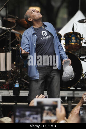 James Taylor führt an Carolinafest während der Democratic National Convention 2012 in Charlotte, North Carolina am 3. September 2012. UPI/Mike Theiler Stockfoto