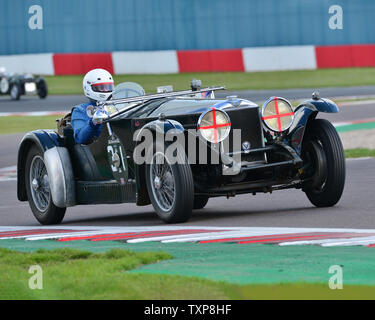 Trevor Swete, Invicta S Typ, Mad Jack vor Krieg Sportwagen, Donington historische Festival, Mai 2019, Rennsport, Motorsport, Motorsport, Nostalgie, Stockfoto