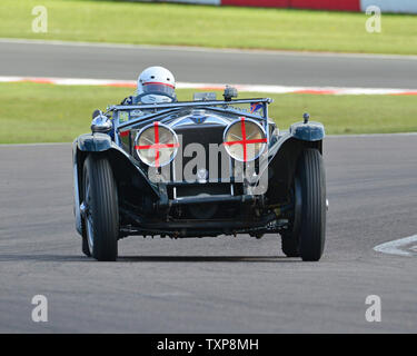 Trevor Swete, Invicta S Typ, Mad Jack vor Krieg Sportwagen, Donington historische Festival, Mai 2019, Rennsport, Motorsport, Motorsport, Nostalgie, Stockfoto