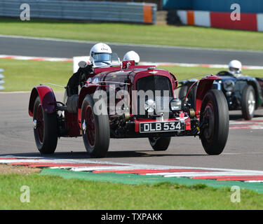 Robert Blakemore, Aston Martin Geschwindigkeit Modell, Mad Jack vor Krieg Sportwagen, Donington historische Festival, Mai 2019, Rennsport, Motorsport, motorspor Stockfoto