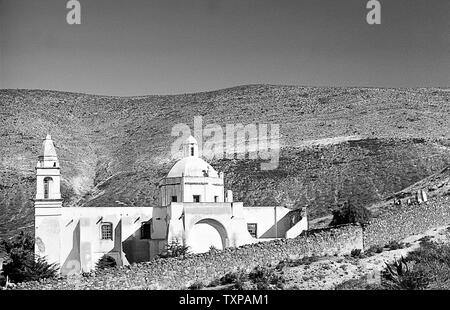 REAL DE CATORCE, SLP/MEXIKO - 18.November 2002: Ansicht von Guadalupe Kapelle. Stockfoto