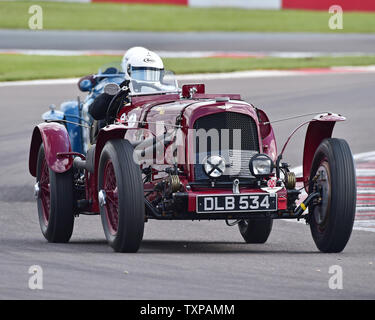 Robert Blakemore, Aston Martin Geschwindigkeit Modell, Mad Jack vor Krieg Sportwagen, Donington historische Festival, Mai 2019, Rennsport, Motorsport, motorspor Stockfoto