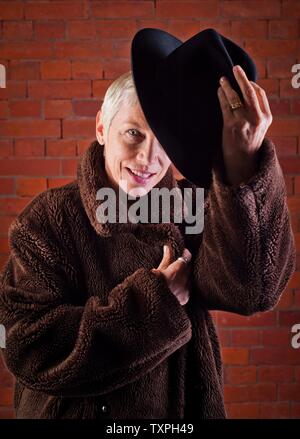 Annie Lennox öffnet die Ausstellung 'Haus der Annie Lennox' Scottish National Portrait Gallery, Edinburgh, Schottland Bild Copyright Chris Watt Stockfoto