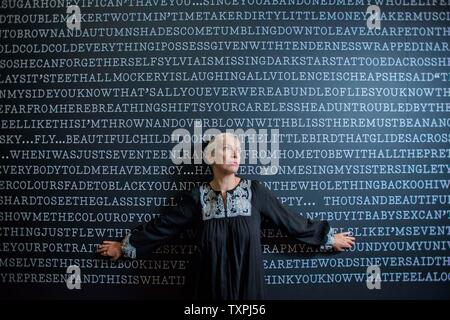 Annie Lennox öffnet die Ausstellung 'Haus der Annie Lennox' Scottish National Portrait Gallery, Edinburgh, Schottland Bild Copyright Chris Watt Stockfoto