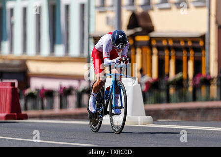 25. Juni 2019 in Minsk, Belarus European Games 2019 Radfahren - Straße: Malgorzata Jasinska Stockfoto