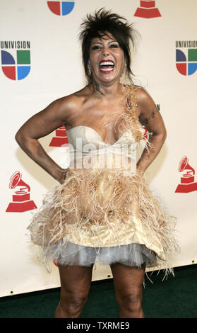 Alejandra Guzman kommt an der 9. jährlichen Latin Grammy Awards im Toyota Center in Houston, Texas am 13. November 2008. (UPI Foto/Michael Busch) Stockfoto