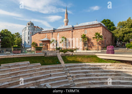 Dzhumaya Moschee befindet sich im Stadtzentrum von Plovdiv Bulgarien Stockfoto