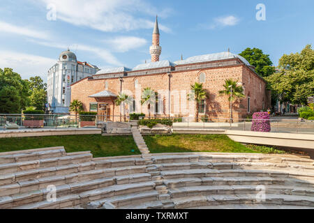 Dzhumaya Moschee befindet sich im Stadtzentrum von Plovdiv Bulgarien Stockfoto