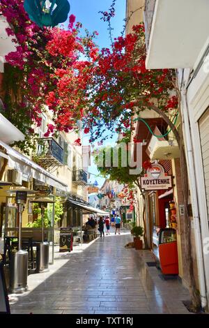 Street Scene in Nafplion Griechenland Stockfoto