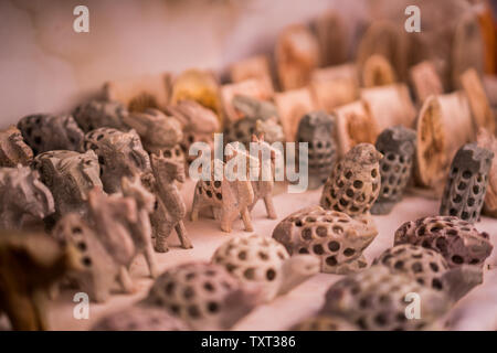 Souvenir shop in der Petra, Jordanien. Stockfoto