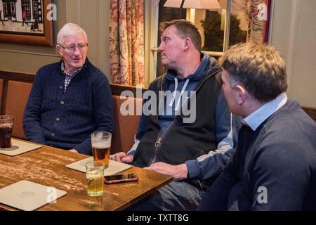 Doddle Weir mit Gary Armstrong und Jim Teller Picture Copyright Chris Watt Tel. 07887 554 193 info@chriswatt.com www.chriswatt.com Stockfoto