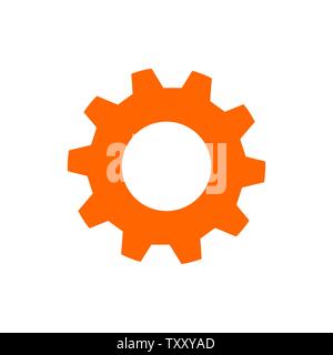 Projektmanagement Vektor icon. Nabe und Speichen und Gear Solid Symbol. Nabe und Speichen und Gear Solid Symbol. Stock Vektor