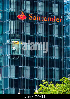 Santander Bank Triton Square Büros in London, Großbritannien Stockfoto