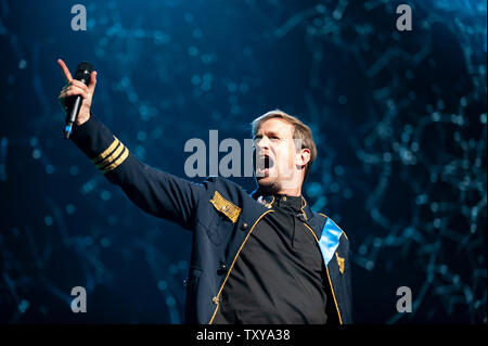 Liverpool, Großbritannien. 25. Juni 2019. Feiert ihr 20-jähriges Bestehen, die Irische Popband, Westlife, an der Liverpool M&S Bank Arena während der "20"-Tour durchführen. Credit: Paul Warburton/Alamy leben Nachrichten Stockfoto