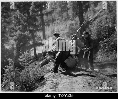 Civilian Conservation Corps, Boise in Idaho National Forest Stockfoto