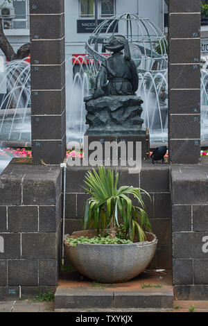 Infante Dom Henrique Statue vom Santa Catherine Park in Funchal, Madeira, Portugal, Europäische Union Stockfoto