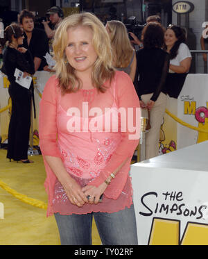 Nancy Cartwright, die Stimme von Bart Simpson in den animierten Film Komödie "Die Simpsons - Der Film", bei der Premiere des Films im Westwood Abschnitt von Los Angeles am 24. Juli 2007 eintrifft. (UPI Foto/Jim Ruymen) Stockfoto