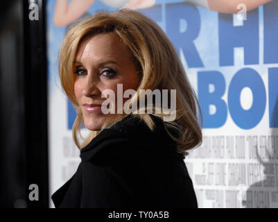 Schauspielerin Felicity Huffman besucht die Premiere von "Über Ihren toten Körper" in Los Angeles, am 29. Januar 2008. (UPI Foto/Phil McCarten) Stockfoto