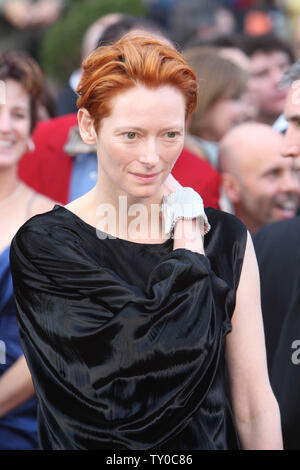 Schauspielerin Tilda Swinton kommt an der 80. jährlichen Academy Awards im Kodak Theater in Hollywood, Kalifornien, am 24. Februar 2008. (UPI Foto/Jim Ruymen) Stockfoto