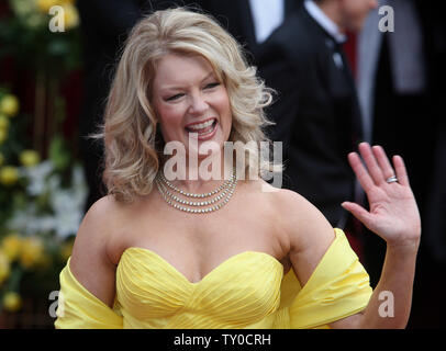 Mary Hart, Entertainment Tonight, kommt für die 80. jährlichen Academy Awards im Kodak Theater in Hollywood, Kalifornien, am 24. Februar 2008. (UPI Foto/Terry Schmitt) Stockfoto