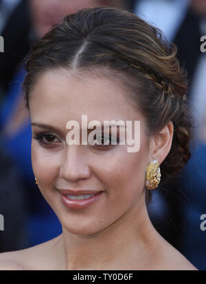 Jessica Alba kommt für die 80. jährlichen Academy Awards im Kodak Theater in Hollywood, Kalifornien, am 24. Februar 2008. (UPI Foto/Terry Schmitt) Stockfoto