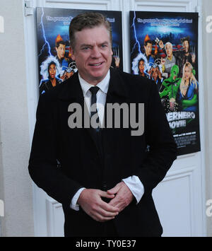 Christopher McDonald, ein Ensemble in der motion picture Parody spoof uperhero Movie", sorgt sich die Premiere des Films in Los Angeles am 27. März 2008. (UPI Foto/Jim Ruymen) Stockfoto