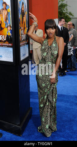 Meagan Good, der Mitglied in der motion picture Komödie "Love Guru", kommt für die Premiere des Films am Grauman's Chinese Theater in Hollywood" in Los Angeles am 11. Juni 2008. (UPI Foto/Jim Ruymen) Stockfoto