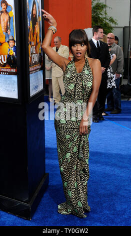 Meagan Good, der Mitglied in der motion picture Komödie "Love Guru", kommt für die Premiere des Films am Grauman's Chinese Theater in Hollywood" in Los Angeles am 11. Juni 2008. (UPI Foto/Jim Ruymen) Stockfoto