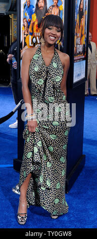 Meagan Good, der Mitglied in der motion picture Komödie "Love Guru", kommt für die Premiere des Films am Grauman's Chinese Theater in Hollywood" in Los Angeles am 11. Juni 2008. (UPI Foto/Jim Ruymen) Stockfoto