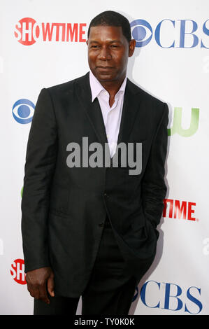 Schauspieler Dennis Haysbert besucht die CBS, CW und Showtime Presse tour Party in Los Angeles am 18. Juli 2008. (UPI Foto/Kevin Reece). . Stockfoto