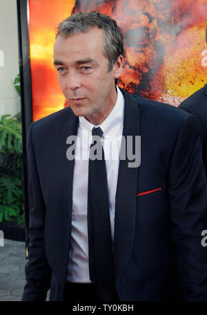 John Hannah, der Mitglied in der motion picture fantasy Thriller "Die Mumie: Das Grabmal des Drachenkaisers", sorgt sich die Premiere des Films in Los Angeles am 27. Juli 2008. (UPI Foto/Jim Ruymen) Stockfoto