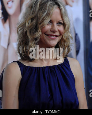 Schauspielerin Meg Ryan, die Sterne in der dramatischen Komödie motion picture 'Frauen', besucht die Premiere der Film, ein Remake von George Cukor Film 1939 in Los Angeles am 4. September 2008. (UPI Foto/Jim Ruymen) Stockfoto