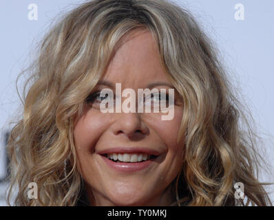 Schauspielerin Meg Ryan, die Sterne in der dramatischen Komödie motion picture 'Frauen', besucht die Premiere der Film, ein Remake von George Cukor Film 1939 in Los Angeles am 4. September 2008. (UPI Foto/Jim Ruymen) Stockfoto