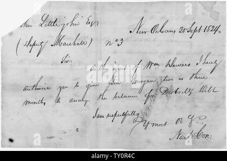 Dokument eingereicht bei United States v. Haden Edwards Stockfoto