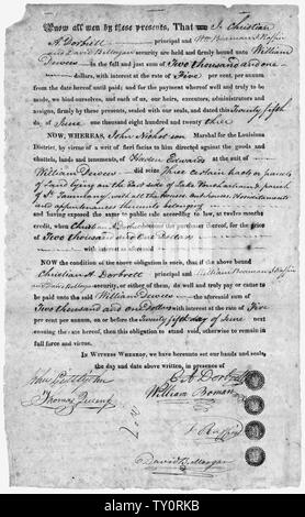 Dokument eingereicht bei United States v. Haden Edwards Stockfoto