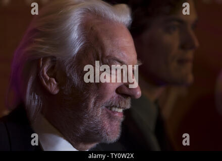 Schauspieler Donald Sutherland besucht die 20. jährliche Palm Springs International Film Festival Awards Gala in Palm Springs, Kalifornien, am 6. Januar 2009. (UPI Foto/Hector Mata) Stockfoto