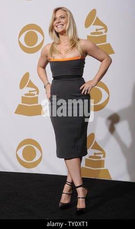 Moderator Emily Procter erscheint hinter der Bühne auf der 51. jährlichen Grammy Awards im Staples Center in Los Angeles am 8. Februar 2009. (UPI Foto/Phil McCarten) Stockfoto