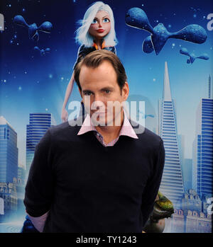 Schauspieler Will Arnett, die Stimme zu den fehlenden Link gibt in der animierten Bewegung Bild 'Monsters vs. Aliens", die Premiere des Films in Universal City, Kalifornien am 22. März 2009 besucht. (UPI Foto/Jim Ruymen) Stockfoto